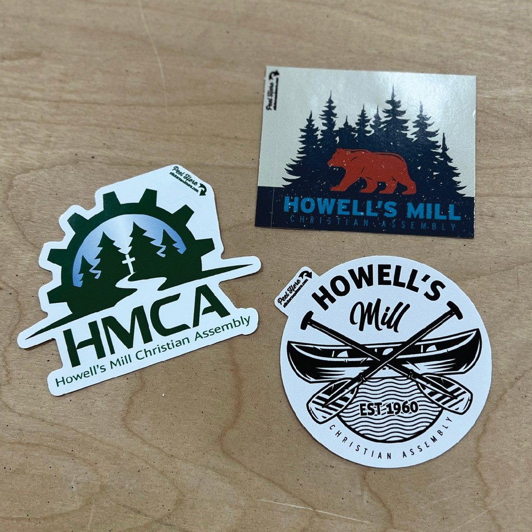 #stickeroftheday @howellsmillcamp Howell's Mill Christian Assembly #camp #summercamp #howellsmillcamp #stickers #christiancamp