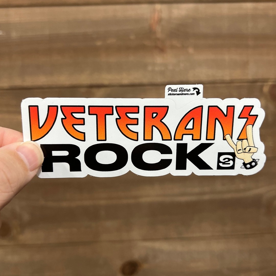 #stickeroftheday #stickers #vinylstickers #logo #design #veterans #veteransrock