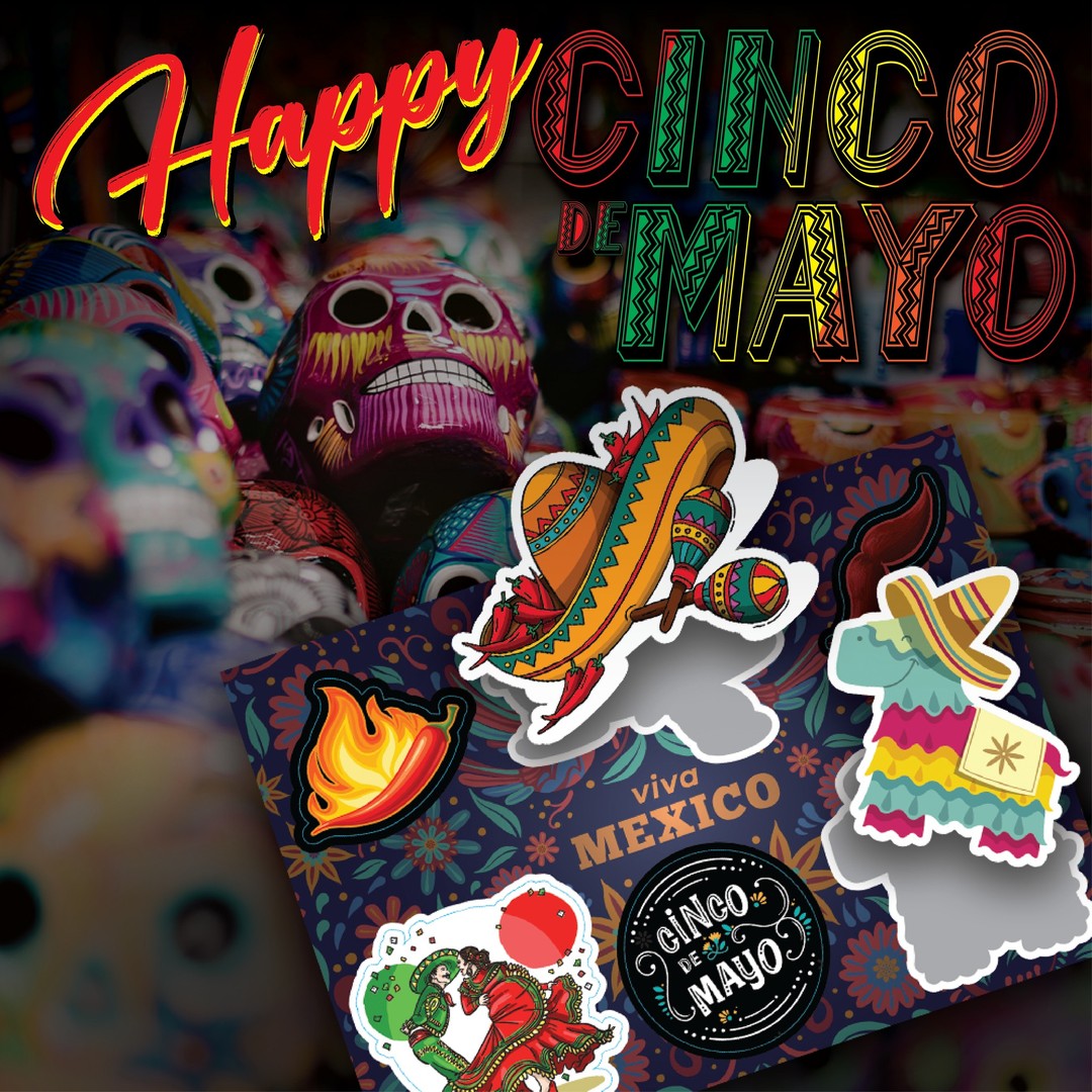 Holy guacamole, it's Cinco De Mayo. Let us always be your one-stop-shop for all your merch needs. Have a spec-taco-ular Cinco de Mayo! #HappyCinco #happycincodemayo #onestopshop #funlife #holiday