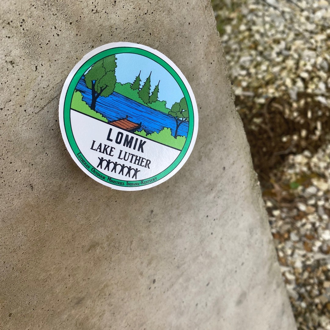 #stickeroftheday @lomikcamps Lutheran Outdoor Ministries Indiana-Kentucky (LOMIK) #camplife #churchcamp #CCCA Christian Camp and Conference Association