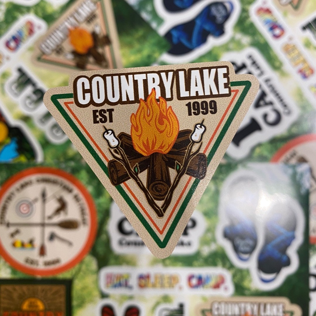 #stickeroftheday Country Lake Christian Retreat @countrylakechristianretreat  #stickerart #camplife #campfun #funlife