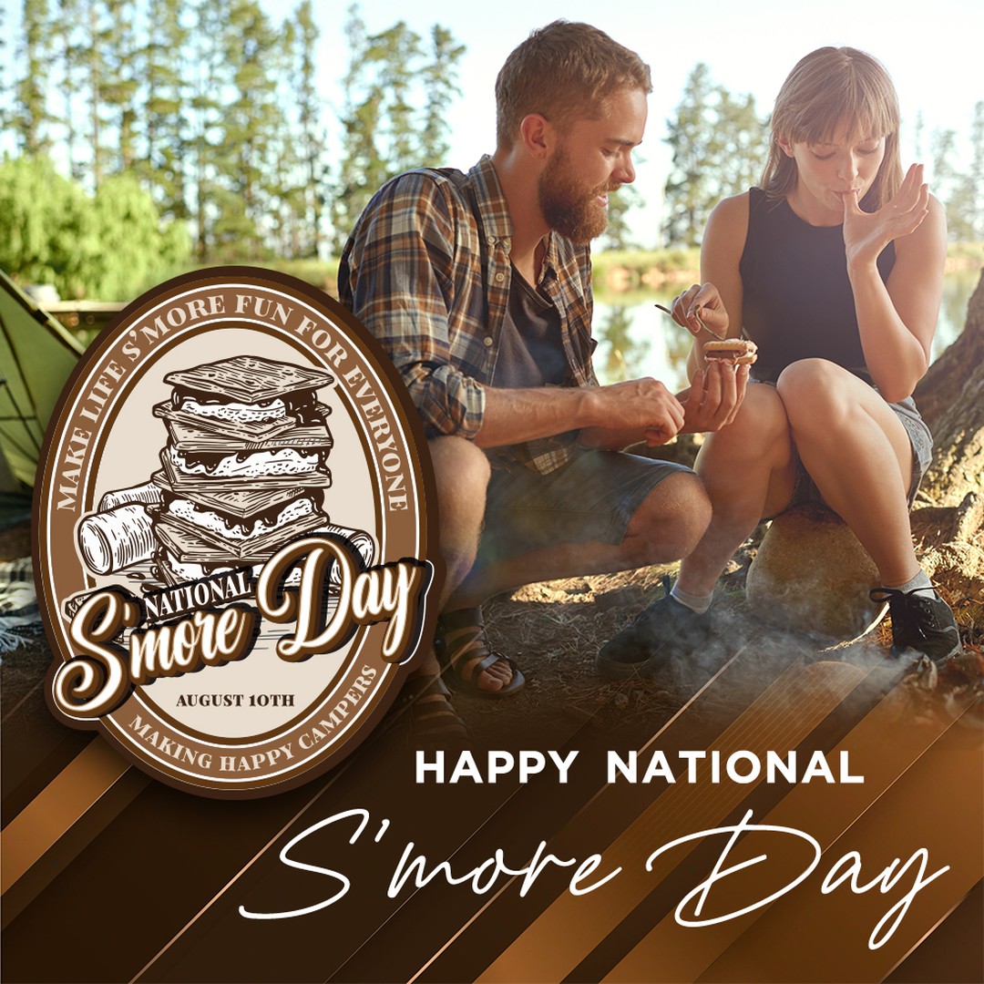 Happy National S'more Day. Enjoy the day in all of its melted chocolate and marshmallowy goodness. If you are looking for the best way to celebrate with your campers, we can help you make the perfect commemoration gift, outside of the melted dessert. #Holidays  #campfun #camplifeisthebestlife #desserttime #stickerart #funlife @acacamps American Camp Association Christian Camp and Conference Association