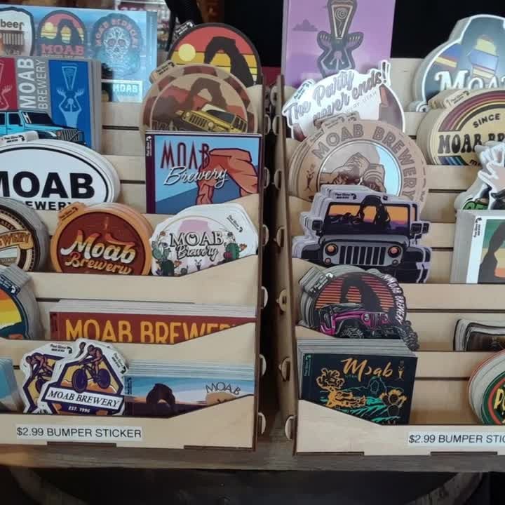 We love to see our custom made products out and on display. Thank you, to Moab Brewery for sending us this amazing picture. Check out our website to see how we can elevate your brand. @ohiocraftbeer
https://stickersandmore.com/
#brewerylife 
#funlife 
#stickerart 
#breweryart 
#beerlife 
#craftbreweries
