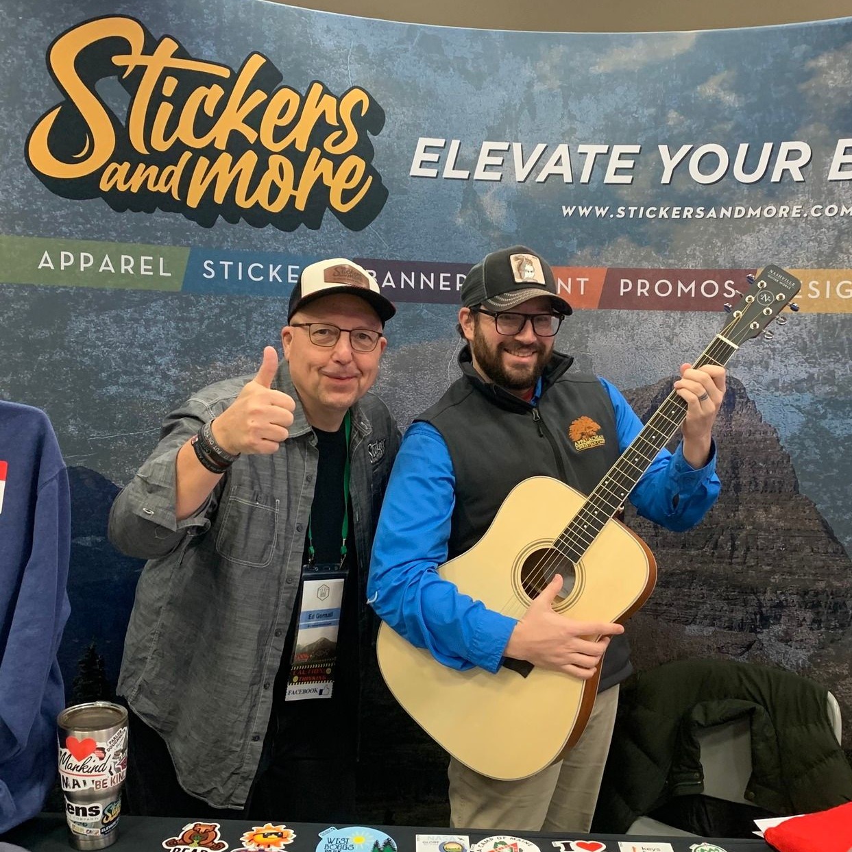 Congrats to Juan from Camp ACC-Appalachian Christian Camp on winning the guitar giveaway at the 2023 CCL Conference in Louisville, KY. We would love to help you elevate your brand this year. Check out our website and see all the ways we can help.
https://stickersandmore.com/camp/
@campacc #camps #churchlife #churchcamp #camplife #ccl2023 #winnerswin #guitar #giveaways