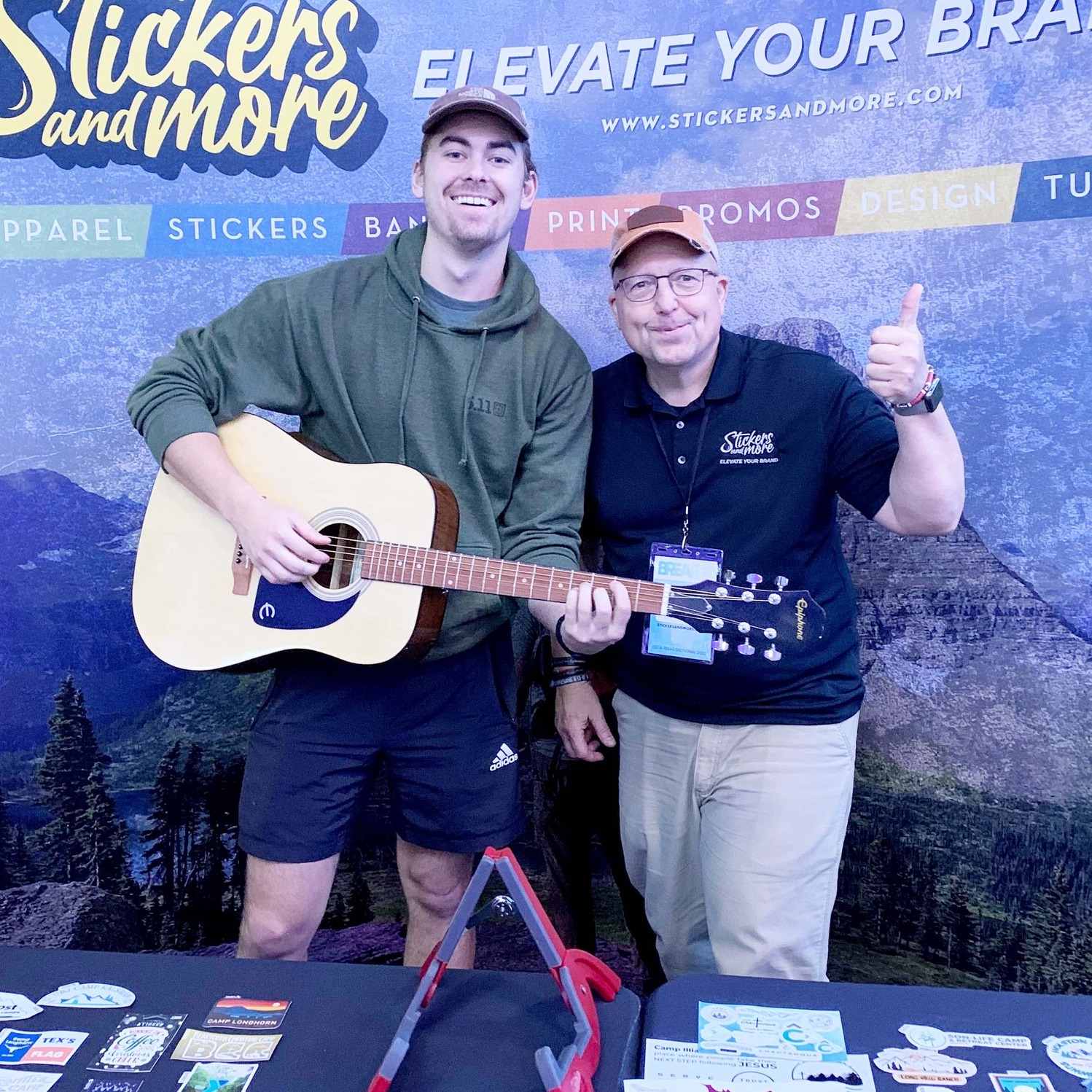 Congrats to Stephen from Lake Lavon Camp on winning the guitar giveaway at the Christian Camp and Conference Association Texas Sectional on February 7th. If you are looking to elevate your brand, give us a shout or check out our website and see how we can help you take your brand up a notch.
https://stickersandmore.com/camp/
Lake Lavon Camp & Conference Center
#CCCA #camplife #guitar #WINNERSWIN #giveaway #churchlife #stickers #camp