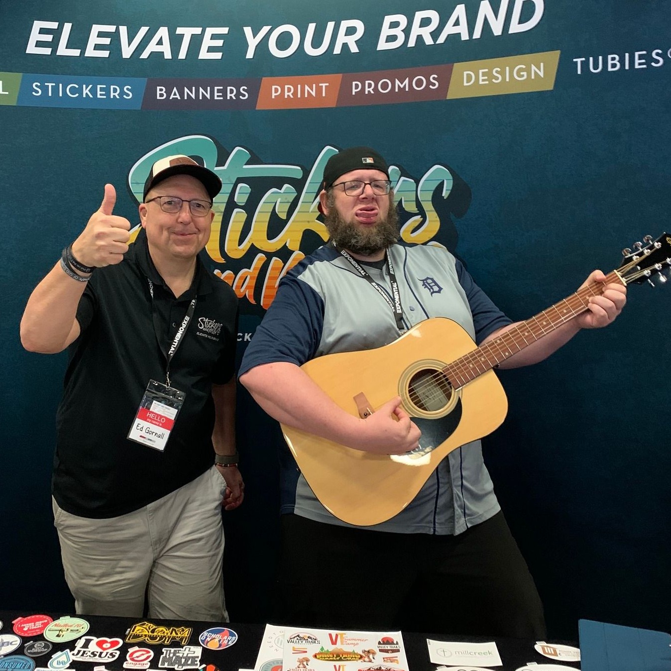 Congrats to Marcus form Manteno Church of The Nazarene on winning the guitar at the Exponential 2023 Conference. Always awesome to see people rocking out on their guitar. Looking to take your brand to the next level. Check out our website and see how we can help you elevate your brand.
https://stickersandmore.com/
#guitar #winnerswin #churchlife #happycustomers #Exponential2023