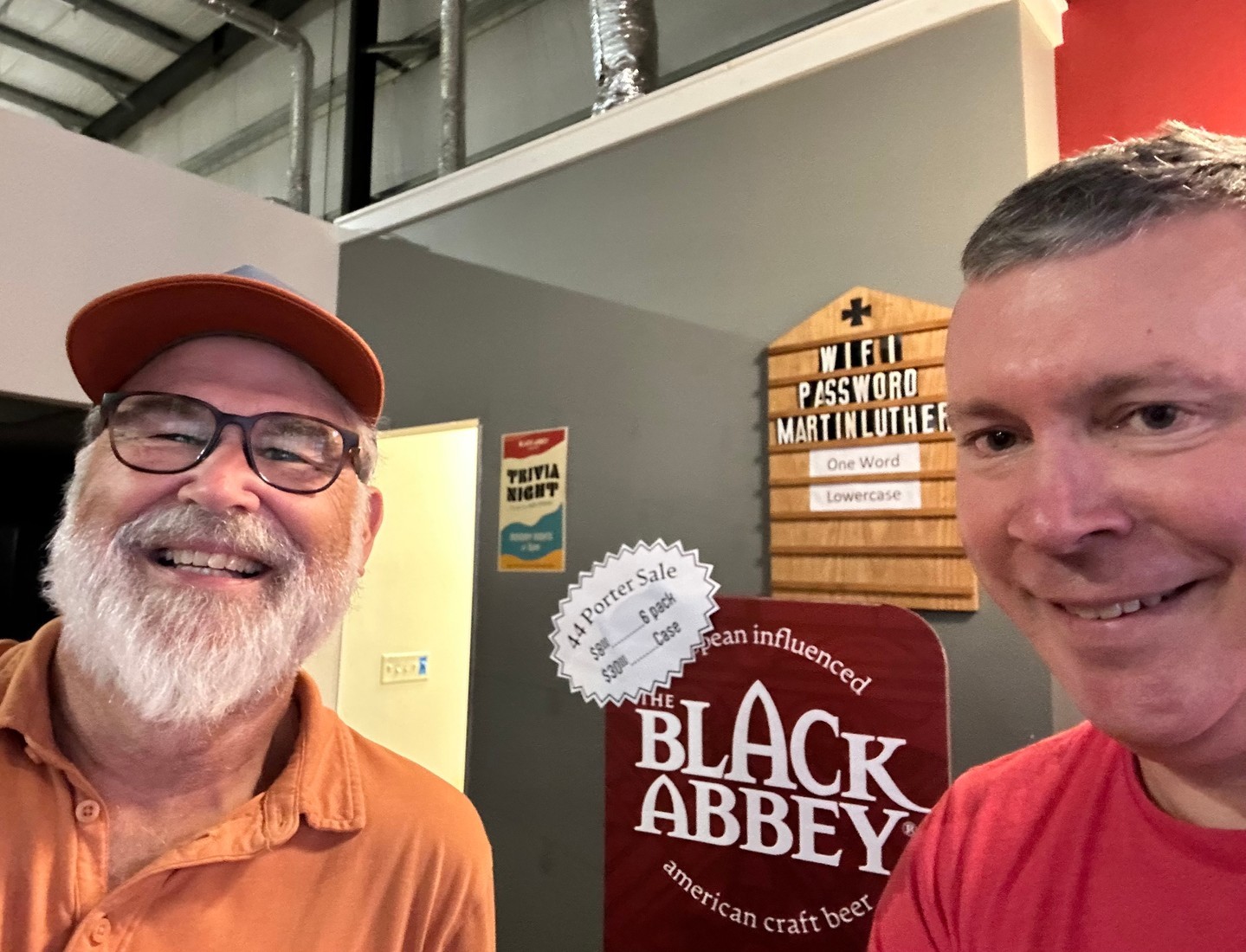Getting to meet our customers is alway a great joy to us. It was so nice to see Carl at Black Abbey Brewing Company. Thank you Black Abbey Brewery for being and amazing customer.
 #amazingcustomer #meetourcustomers #customers #brewery #greatjoy
