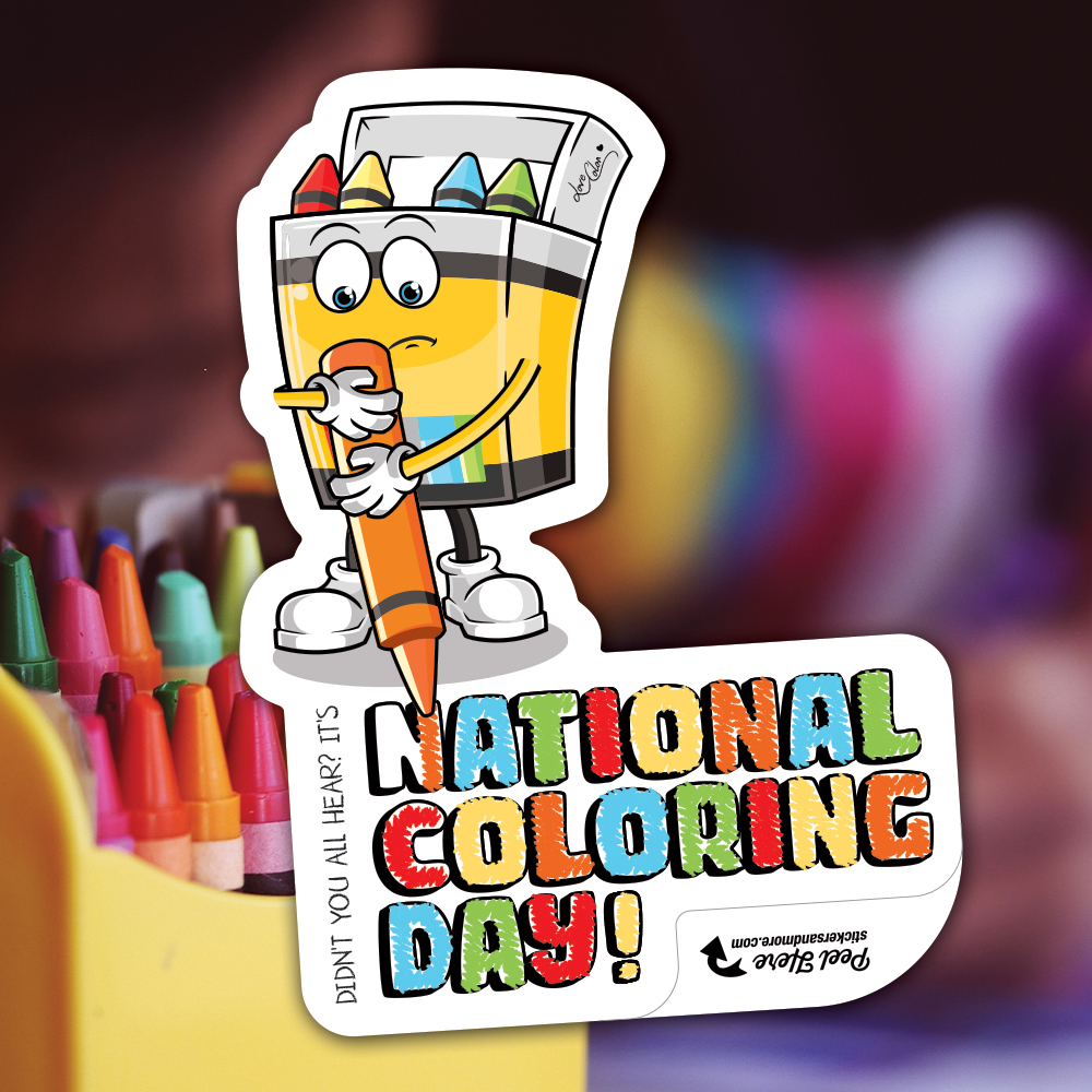 Happy National Coloring Day! Sit unwind and enjoy the simple pleasure of coloring today. Here at stickers and more we have everything you need to celebrate even the silliest of holidays. Check out our website and see what all we have to offer.
https://loom.ly/TyGkFkA
 #simplepleasure #coloringday #bestday #holidays #nationalcoloringday #coloring #stickers