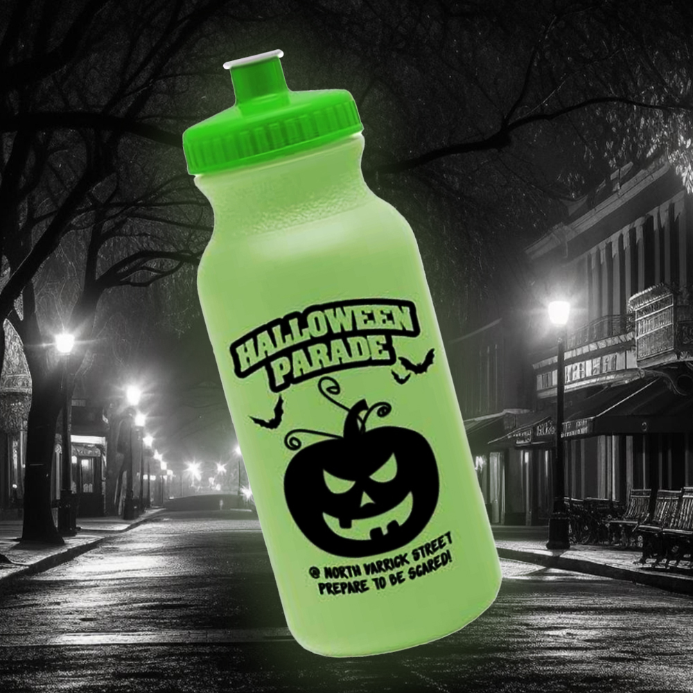 It's Glow-in-the-Dark? Thats right! Check out these fun water bottles, they are a great addition to any Trunk-or-Treat bag. Give kids something they can enjoy for a long time, plus you get the added perk of some advertising.
https://loom.ly/6Tpy-FM
 #waterbottles #trunkortreat #glow #zerowasteliving #perk