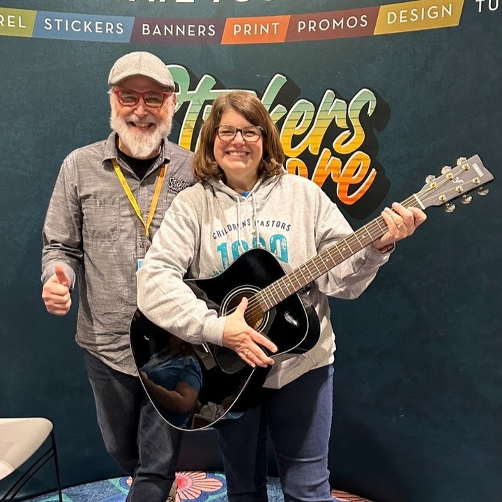Congrats to Denise from Grantham BIC Church on winning the Guitar at the CPC INCM Conference. Check out our website and check all the amazing products we offer!
https://loom.ly/TyGkFkA
 #amazingproducts #guitar #grantham #cpc #conference #win #churchlife #winnerswin