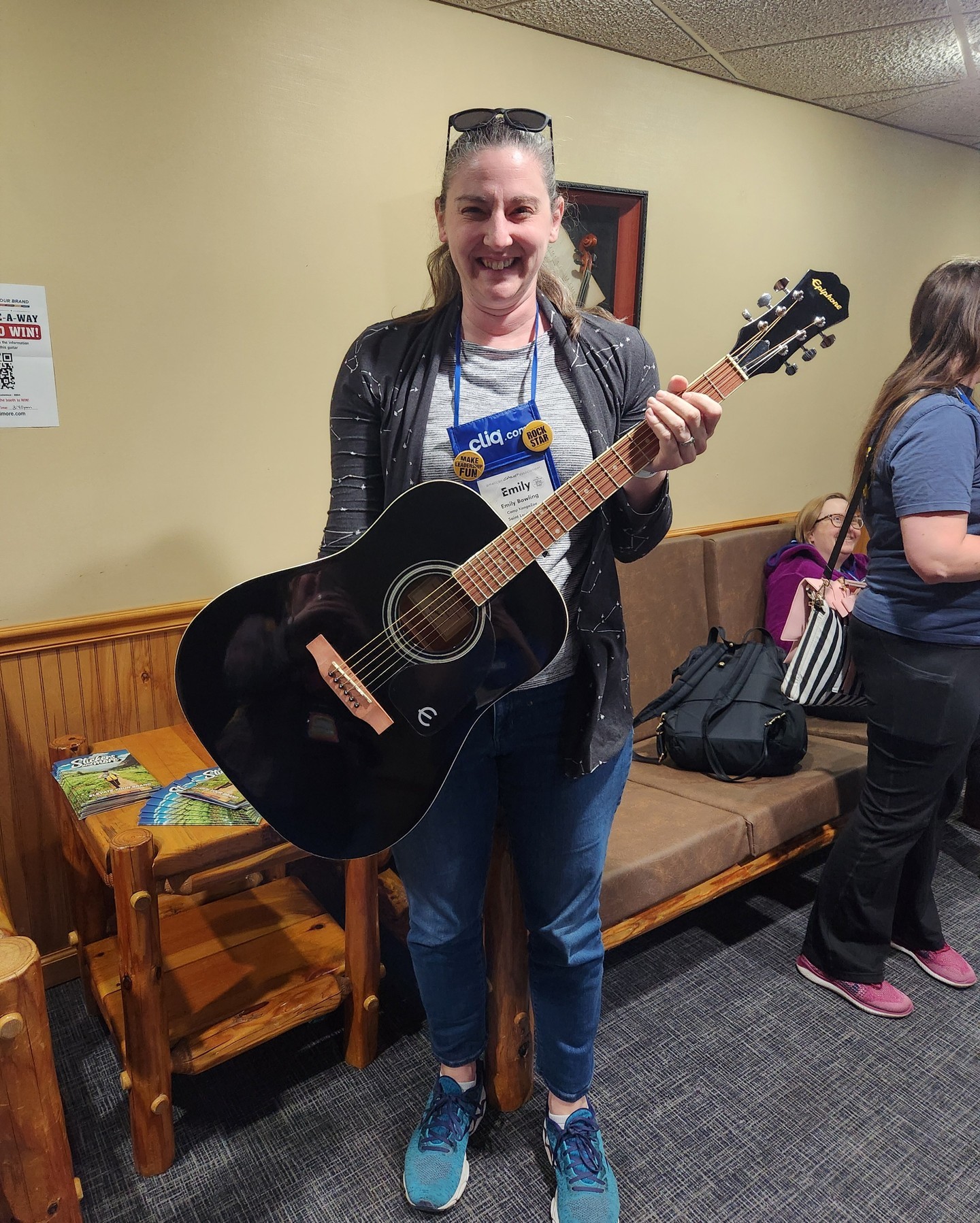 ACA Winding Rivers Conference 💫 

Emily from Camp Kangazoo in Saint Louis is our guitar winner! 

#StickersAndMore
#ElevateYourBrand