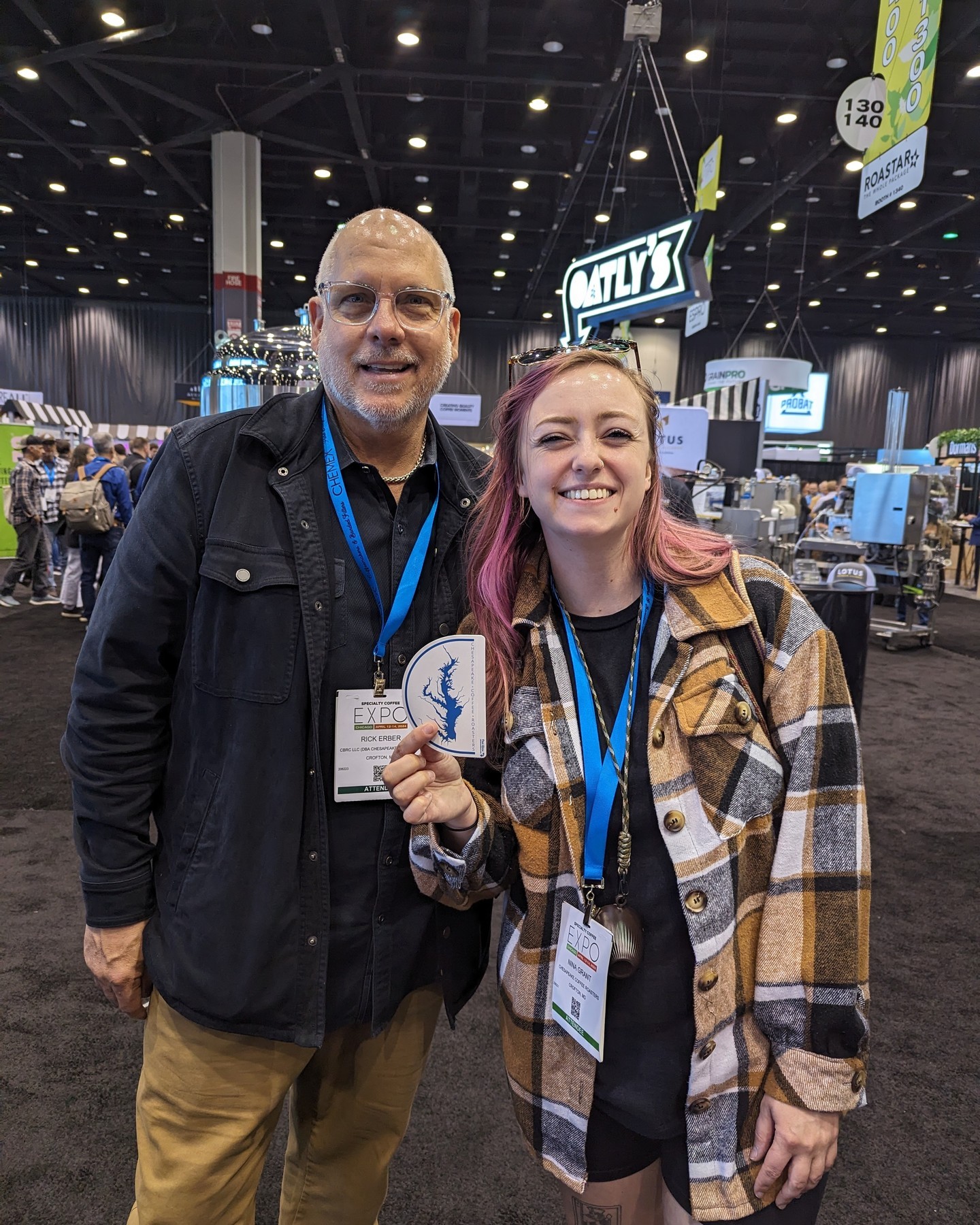 Grateful for all the customers who stopped by our table and showed their support!  Seeing customers proudly holding our products is the ultimate reward. Thank you for choosing us! ⭐

📸 : Nina and Rick from Chesapeake Coffee Roasters

#StickersAndMore
#ElevateYourBrand