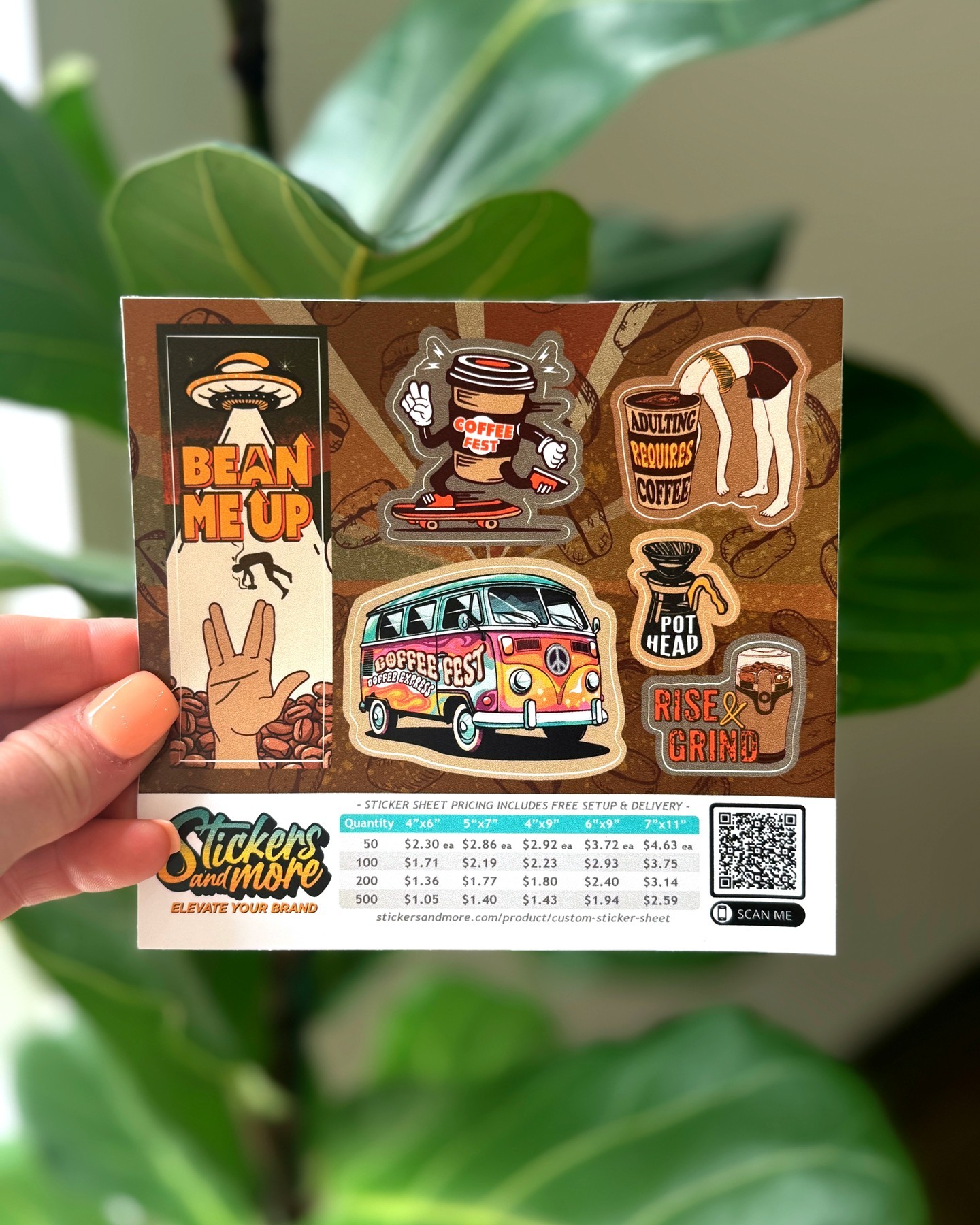 Custom sticker sheets allow you to showcase multiple designs on a single sheet. Personalize the entire layout and use the stickers wherever you wish. These high-resolution, full-color vinyl stickers feature a peel tab and offer over 2 years of durability 💫

#StickersAndMore
#ElevateYourBrand