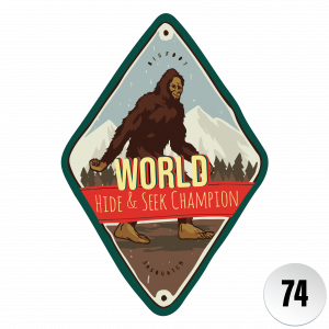 74 World Champion STA - Stickersandmore.com