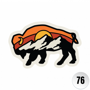 76 Bison STA - Stickersandmore.com